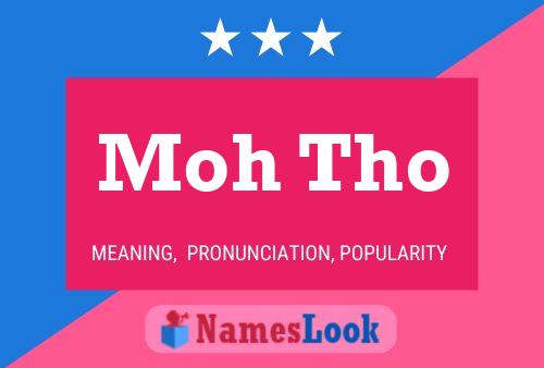 Moh Tho Name Poster