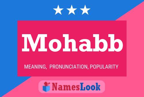 Mohabb Name Poster