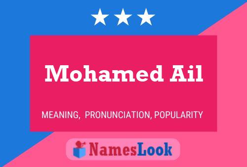 Mohamed Ail Name Poster