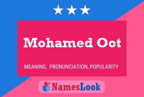 Mohamed Oot Name Poster