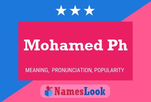 Mohamed Ph Name Poster