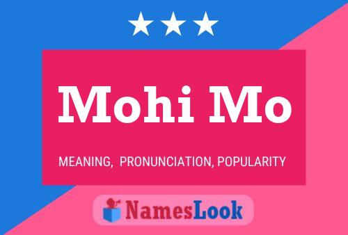 Mohi Mo Name Poster