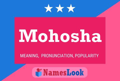 Mohosha Name Poster