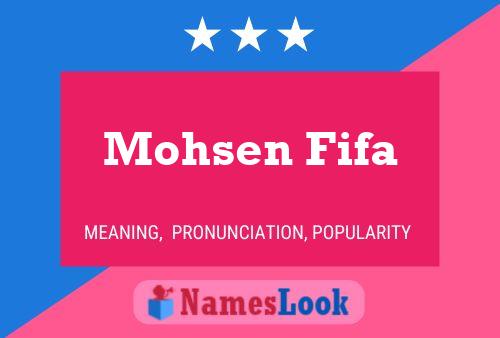 Mohsen Fifa Name Poster