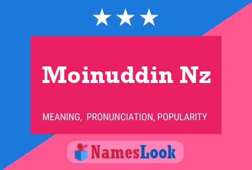 Moinuddin Nz Name Poster