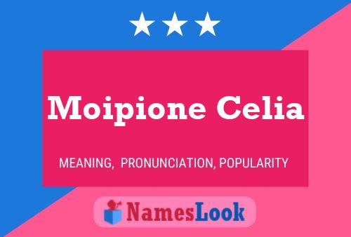 Moipione Celia Name Poster