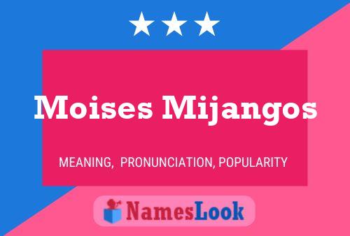 Moises Mijangos Name Poster