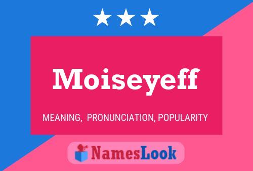 Moiseyeff Name Poster