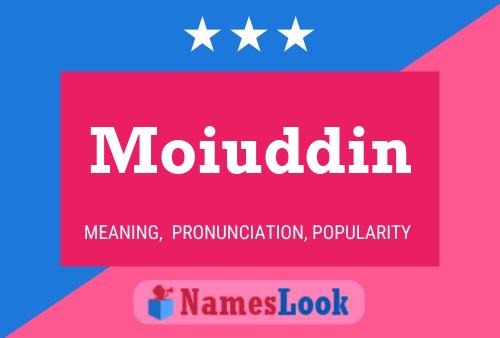 Moiuddin Name Poster