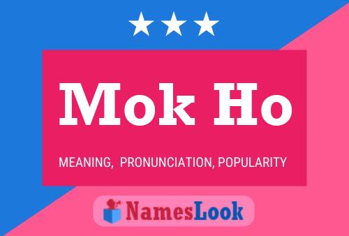 Mok Ho Name Poster