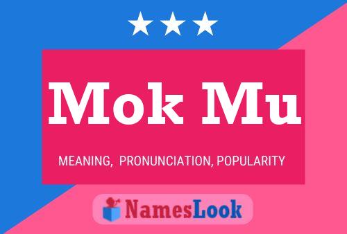 Mok Mu Name Poster