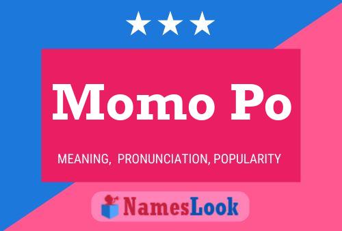 Momo Po Name Poster