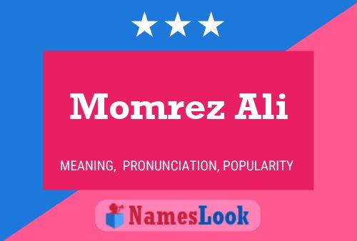 Momrez Ali Name Poster