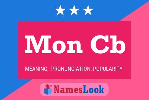 Mon Cb Name Poster