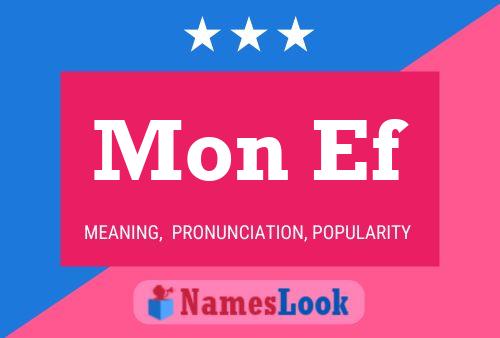 Mon Ef Name Poster