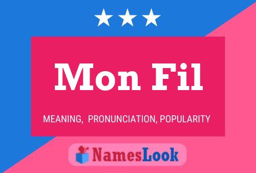 Mon Fil Name Poster