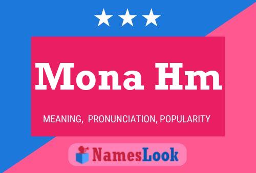 Mona Hm Name Poster