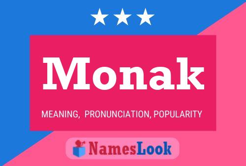 Monak Name Poster