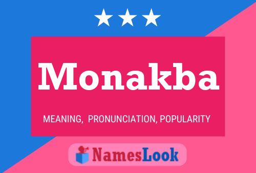 Monakba Name Poster