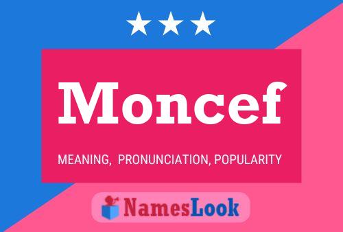 Moncef Name Poster