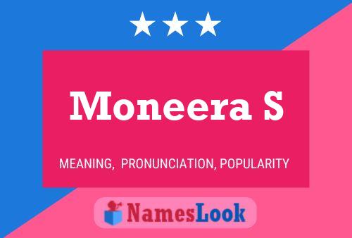 Moneera S Name Poster