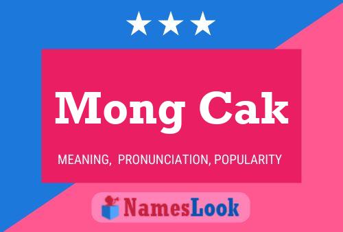 Mong Cak Name Poster