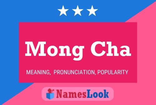 Mong Cha Name Poster