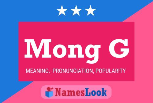 Mong G Name Poster