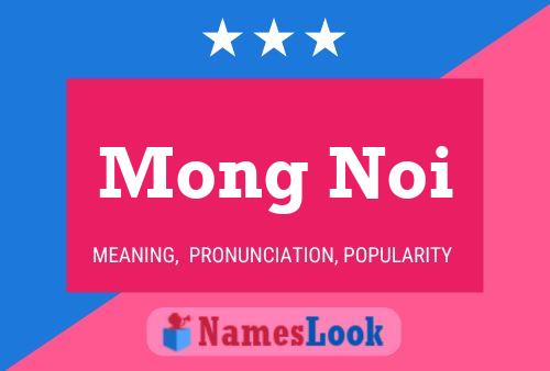 Mong Noi Name Poster