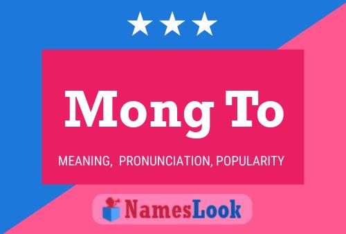 Mong To Name Poster