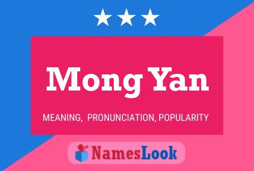 Mong Yan Name Poster