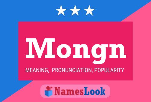 Mongn Name Poster