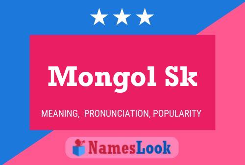 Mongol Sk Name Poster