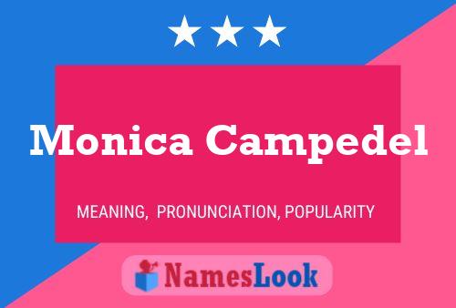 Monica Campedel Name Poster