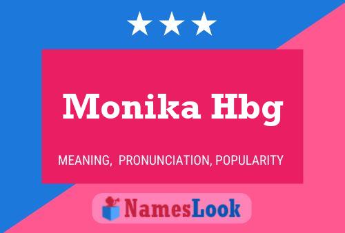 Monika Hbg Name Poster