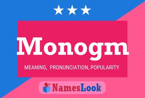 Monogm Name Poster