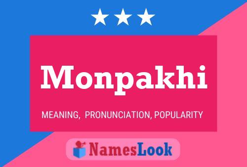 Monpakhi Name Poster