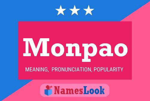 Monpao Name Poster