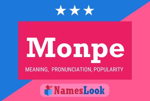 Monpe Name Poster