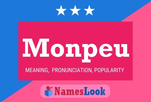 Monpeu Name Poster