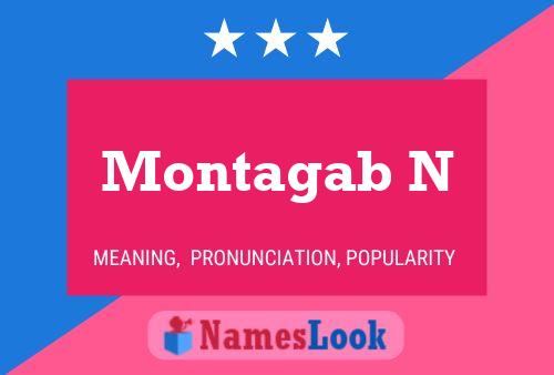 Montagab N Name Poster