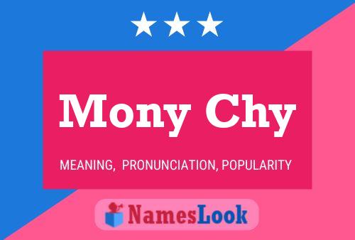 Mony Chy Name Poster