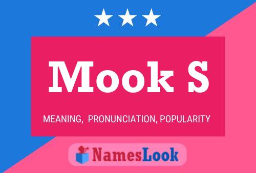 Mook S Name Poster