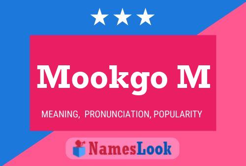 Mookgo M Name Poster