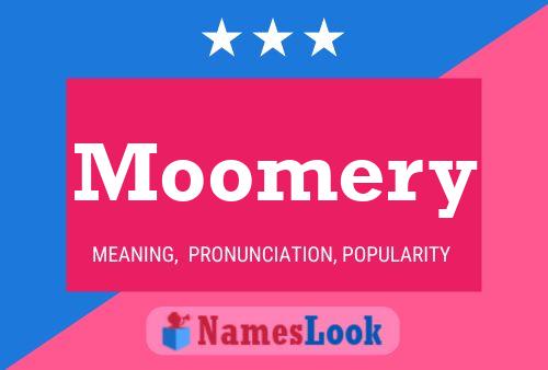 Moomery Name Poster