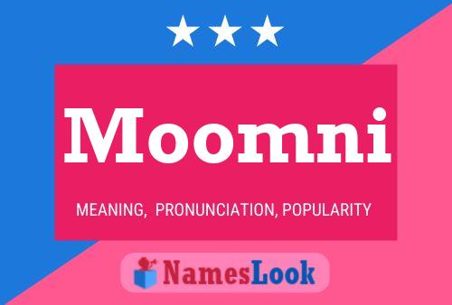 Moomni Name Poster