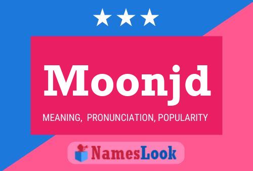 Moonjd Name Poster