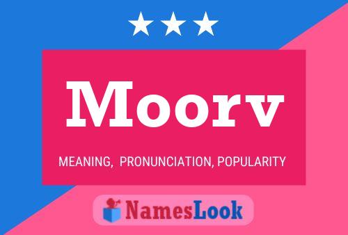 Moorv Name Poster