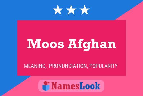 Moos Afghan Name Poster