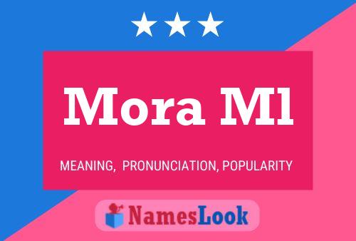 Mora Ml Name Poster